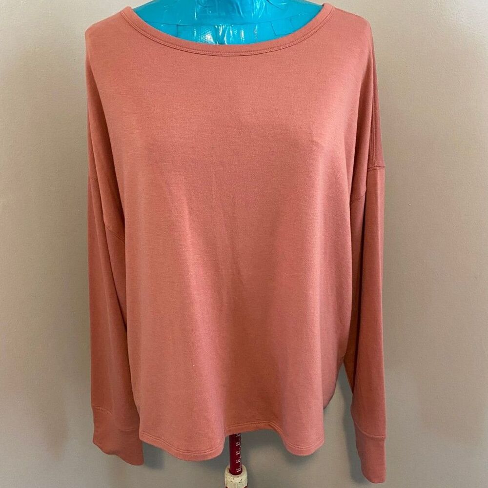 Old Navy Active Dusty Rose Long Sleeve Pullover Size XL